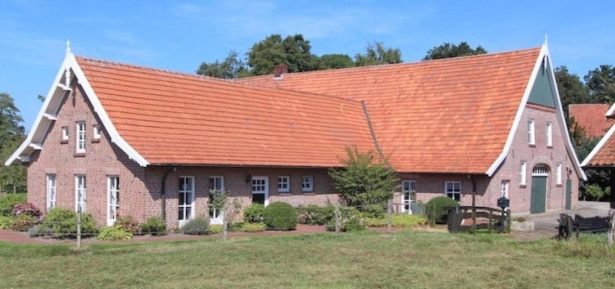 Naturhof Buschwiesen - Wohnung Lama Wilsum Buitenkant foto